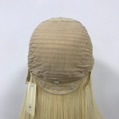 HIGHT QUALITY LIGHT HAIR NATURAL LOOKING SILK TOP WIG