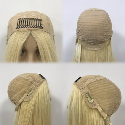 HIGH QUALITYNATURAL LOOKING SILK TOP WIG