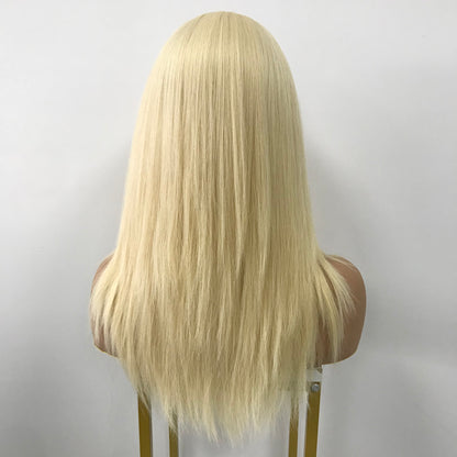 HIGHT QUALITY LIGHT HAIR NATURAL LOOKING SILK TOP WIG