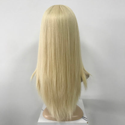 HIGHT QUALITY LIGHT HAIR NATURAL LOOKING SILK TOP WIG