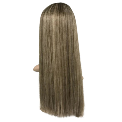 STRAIGHT LACE TOP WITH LACE FRONT JEWISH WOMEN WIG