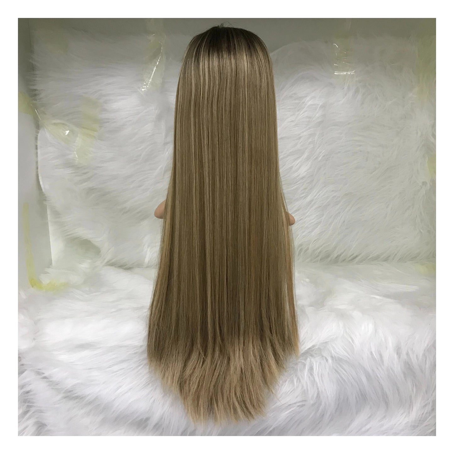 KOSHER WOMEN'S STRAIGHT 3“×5“LACE TOP WIG