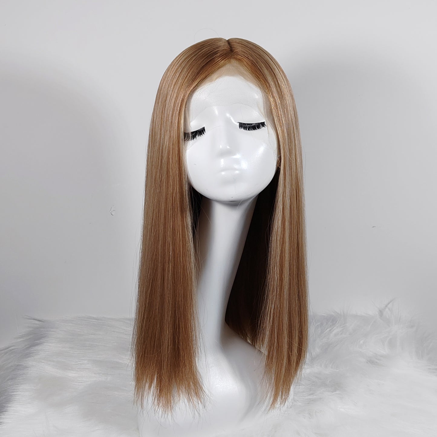 4''*4'' SILK TOP+SWISS LACE FRONT JEWISH MEDICAL WIG