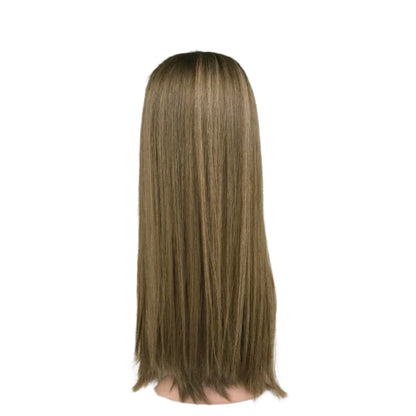 100%REAL HAIR STRAIGHT HD LACE JEWISH FEMALE WIGS