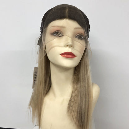 BLACK ROOT SINGLE COLOR RAW HAIR KOSHER WIG